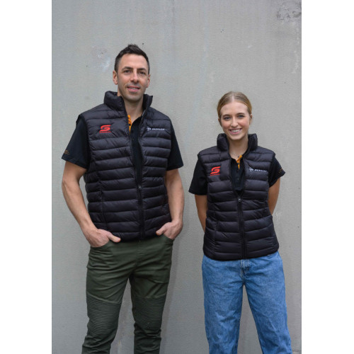 J808 Mens Motorsport Puffer Vest